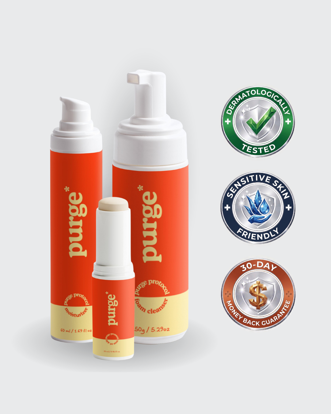 Purge Protocol™ 3-step routine